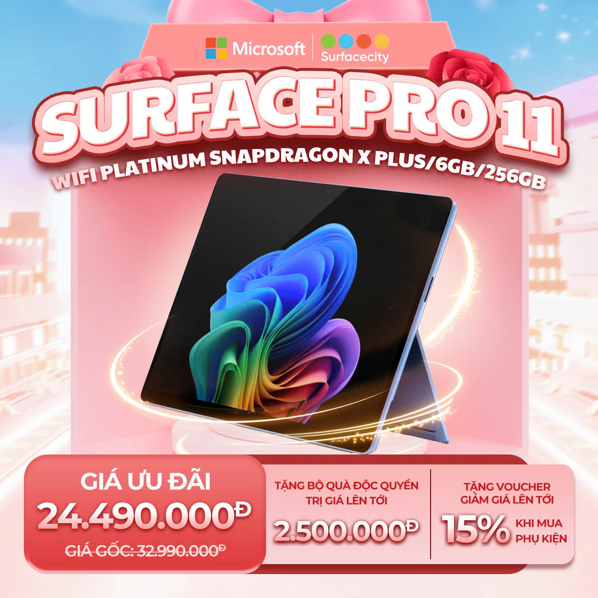 Quà tặng 8/3 - Laptop Surface giá tốt tại Surfacecity