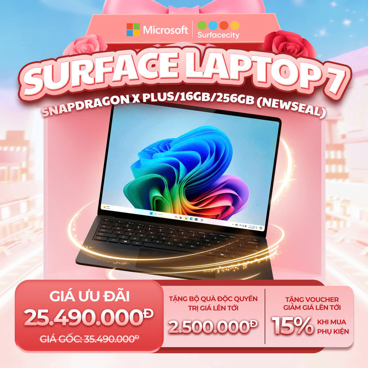 Quà tặng 8/3 - Laptop Surface giá tốt tại Surfacecity