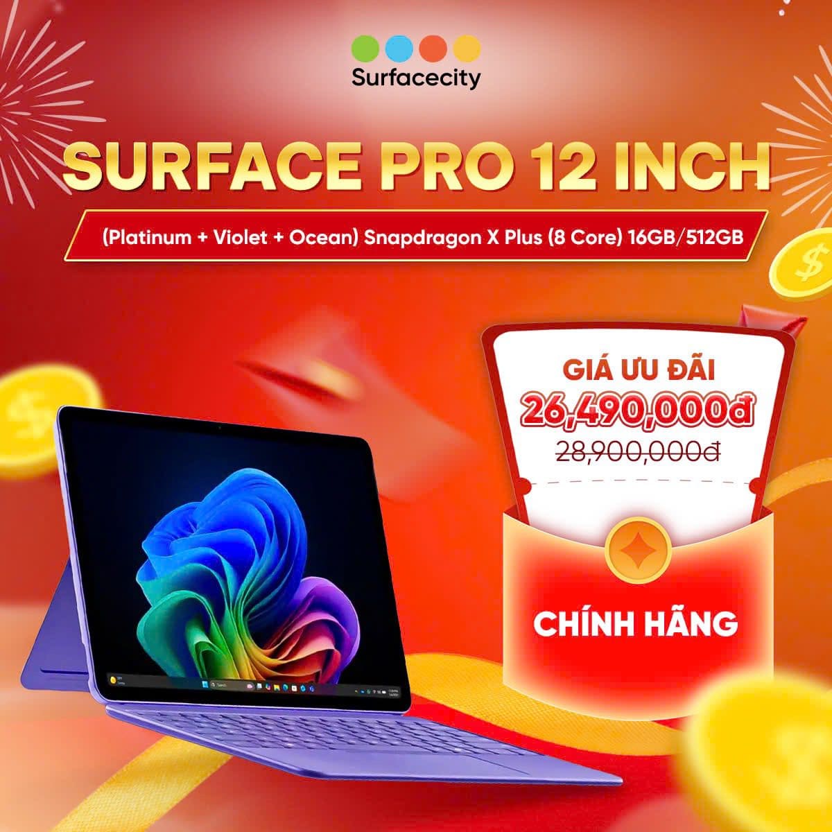 Ưu đãi Tết 2026 tại SurfaceCity