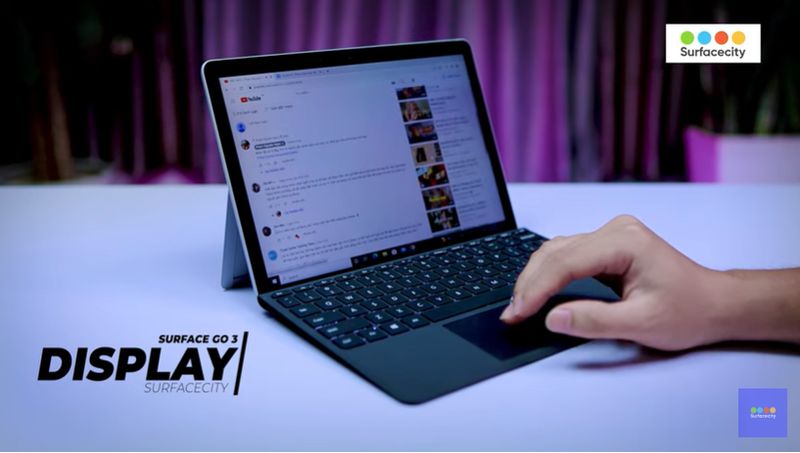 Surface Go 3 nhỏ gọn và di động hơn