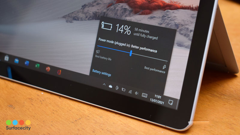 Surface Go 2 có thời lượng pịn cho cả ngày dài làm việc