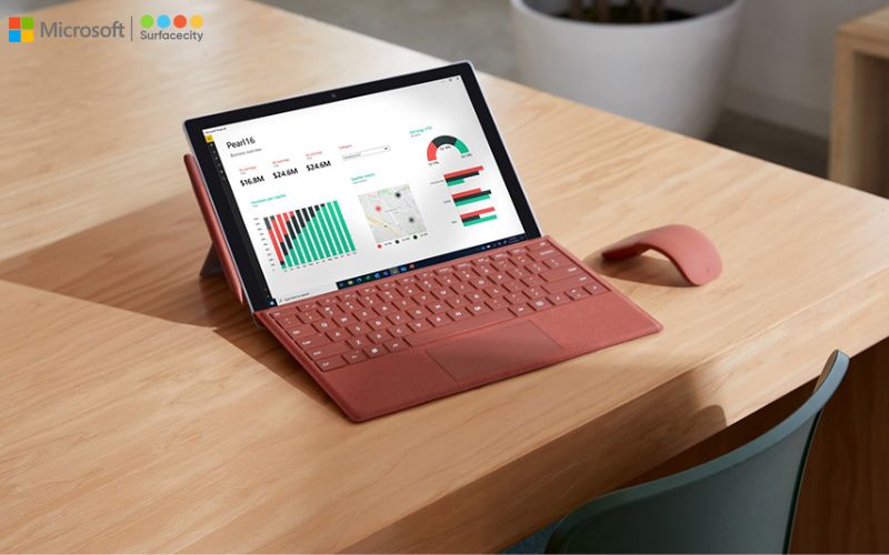 Combo Surface Pro 7+ kèm bàn phím rẻ nhất tại SURFACECITY