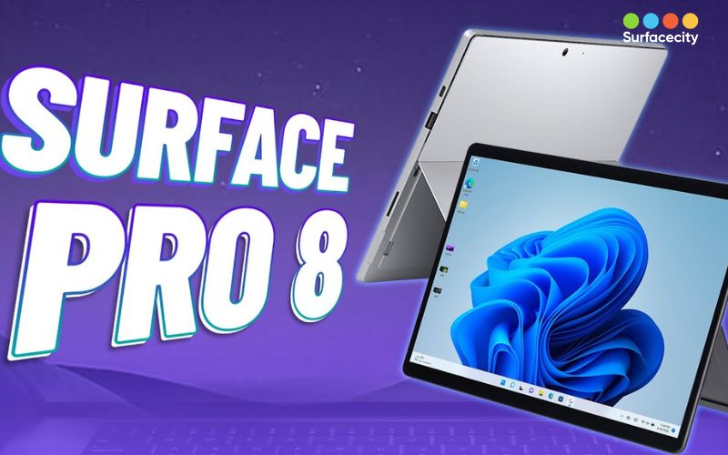 Surface Pro 8 thiết kế mỏng nhẹ, hiện đại và thẩm mỹ hơn