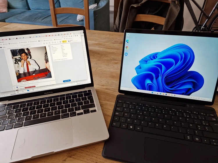 so sánh surface pro 8 với macbook m1