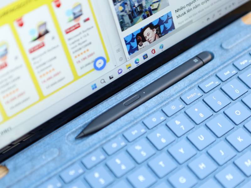 surface pro 9 với surface slim pen 2