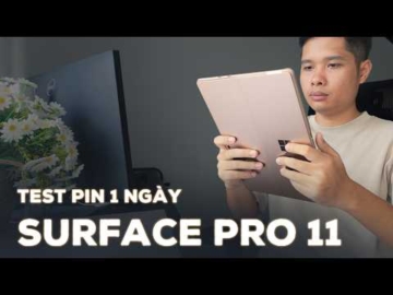 M?t ngày s? d?ng Pin Surface Pro 11 phiên b?n giá r? - Snapdragon X Plus