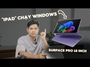 ?ây là Surface Pro 12 Inchs m?i, m?nh nh? Pro 11, thi?t k? nh? iPad